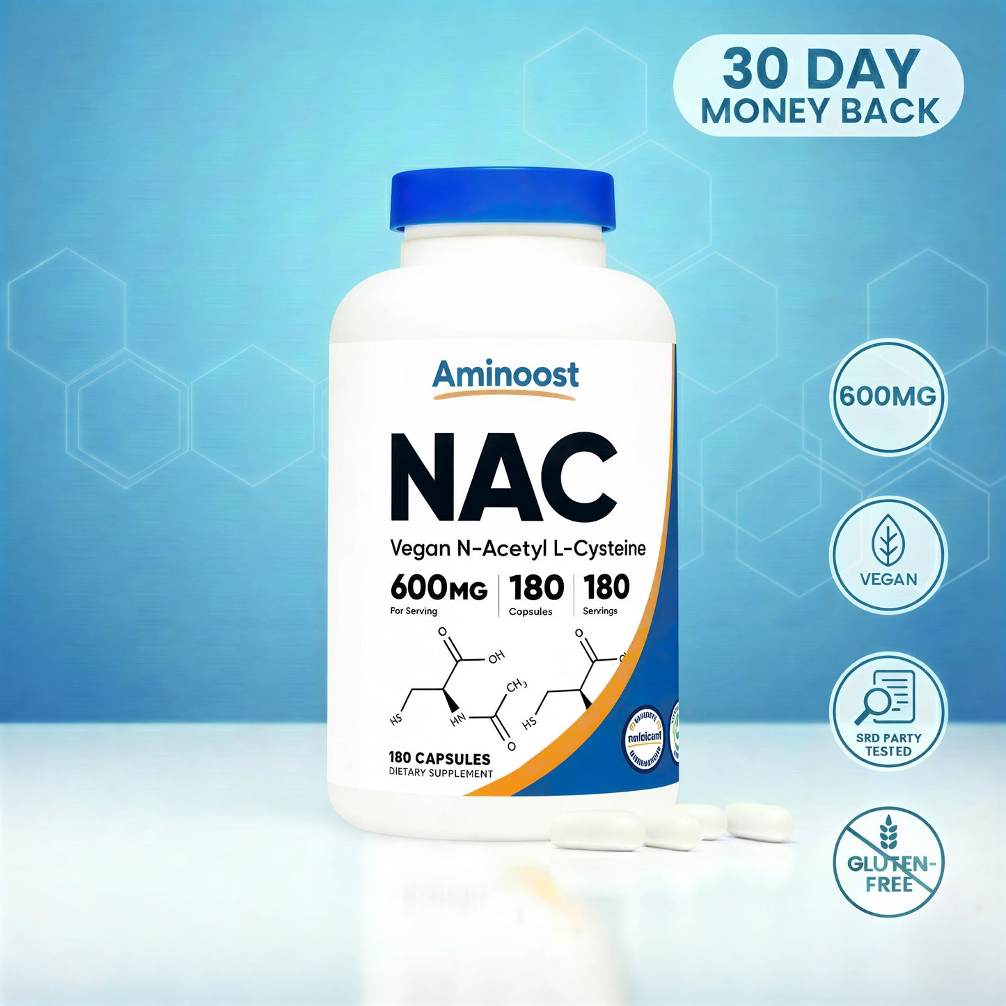 Aminocost N-Acetyl L-Cysteine (NAC) Capsules