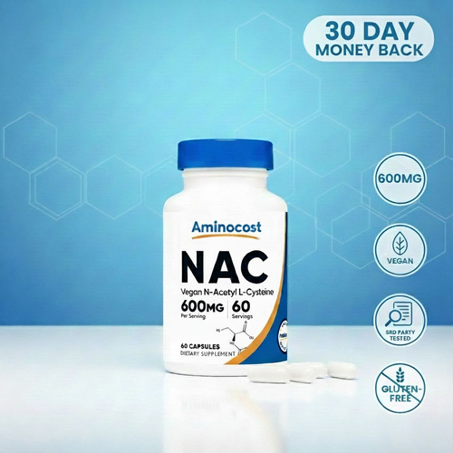 Aminocost N-Acetyl L-Cysteine (NAC) Capsules